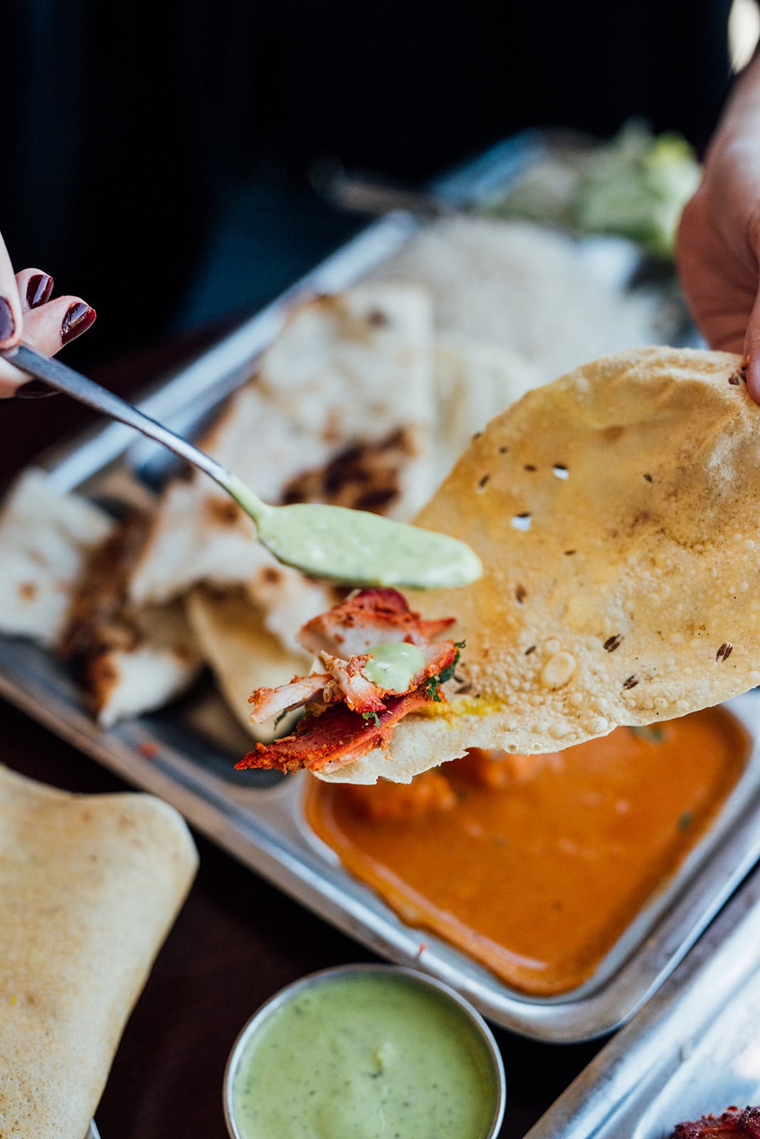 Food at Maison Indian Curry