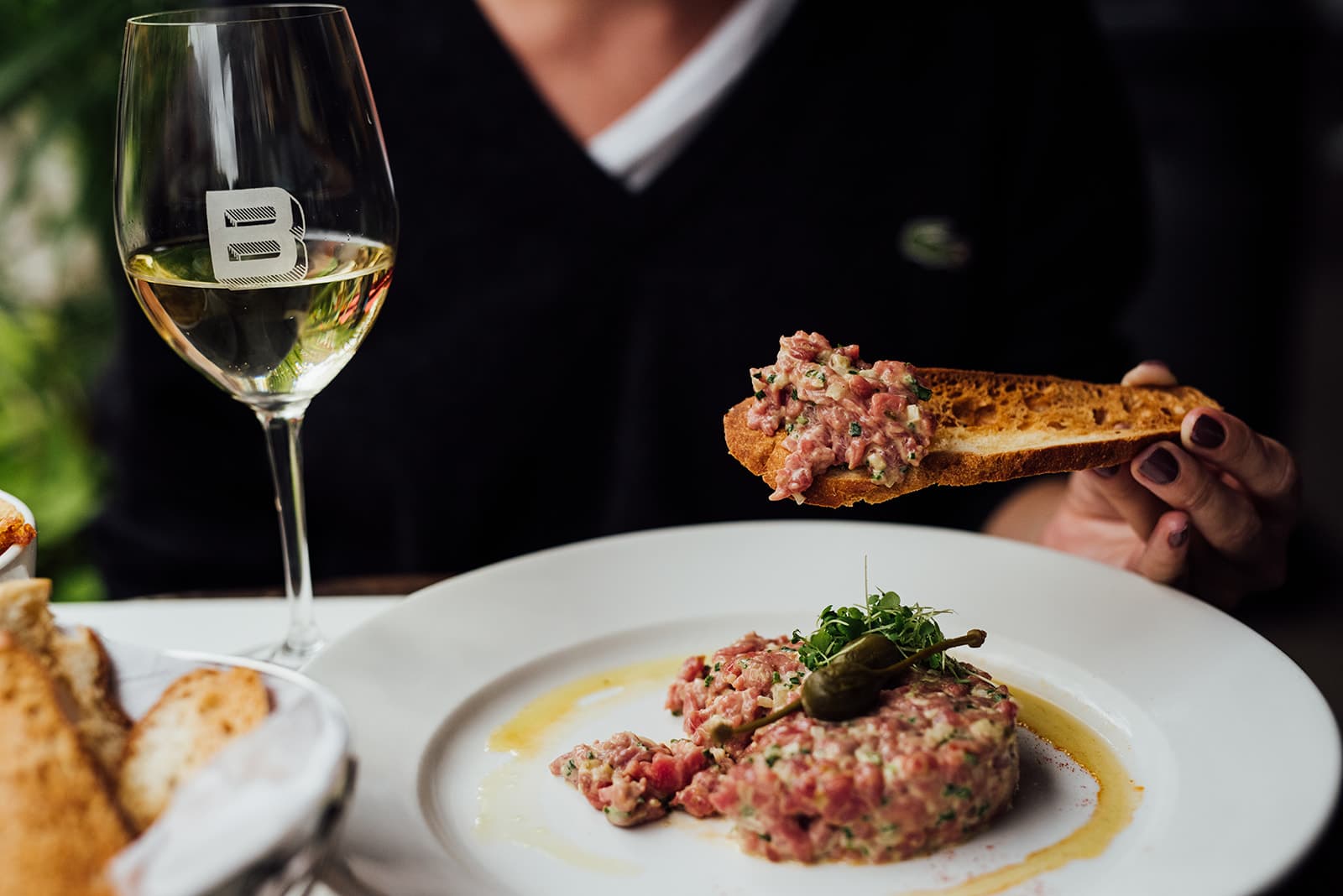 Tartare at Brasserie Bernard Fête des pères