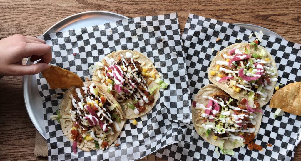 Tejano BBQ Burrito comptoir burrito dans le VieuxMontréal