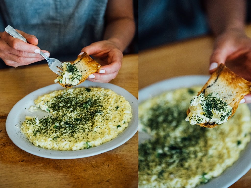 Omelette à la féta du Byblos