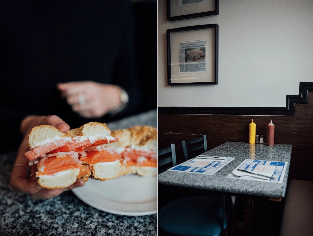 Food at Snowdon Deli