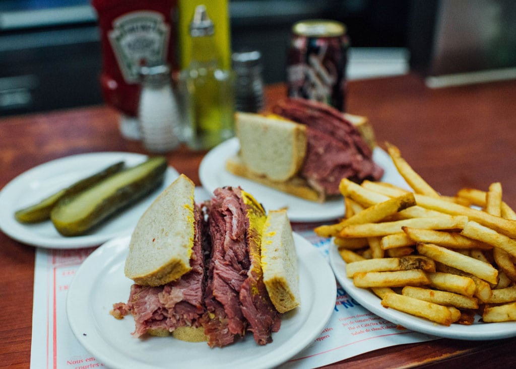 Food at Schwartz's