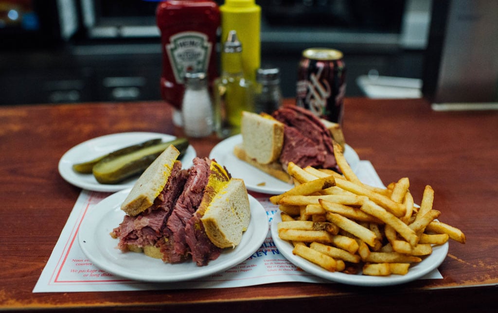 Food at Schwartz's