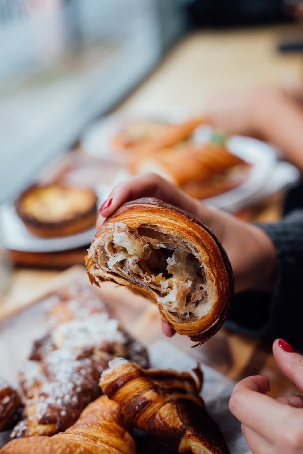 croissant croissant cafe plateau pastries mont royal est