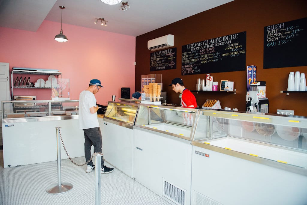 Ripples Mile End crèmerie ice cream Montréal