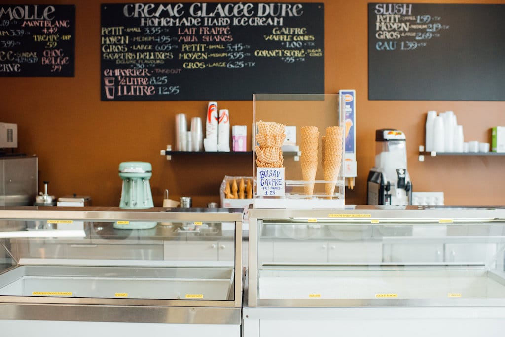 Ripples Mile End crèmerie ice cream Montréal