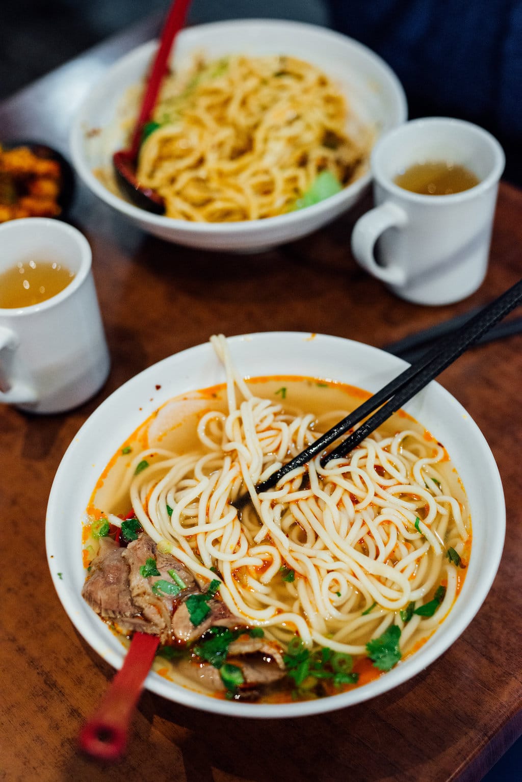 Nouilles de Lan Zhou Noodles Quartier Chinois Chinatown