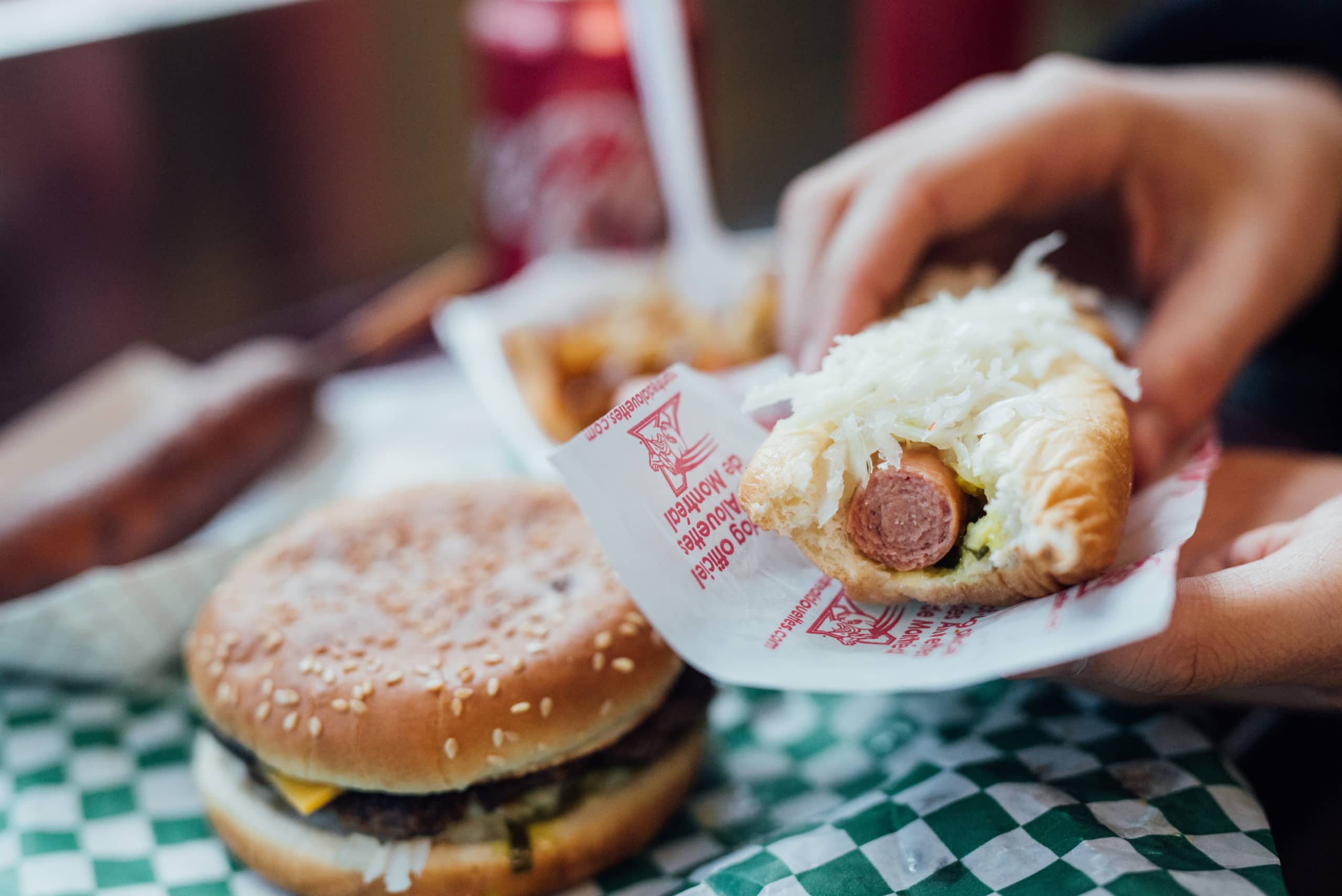 Montreal Pool Room hot dog