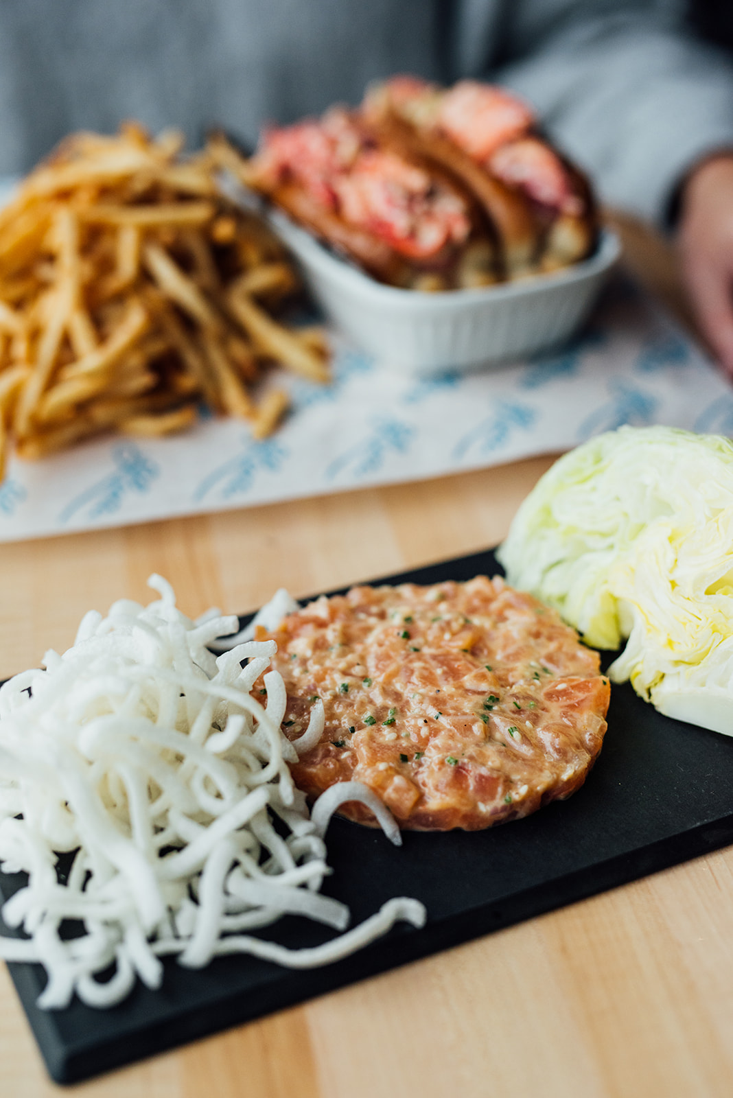 lucilles laval salmon tartare