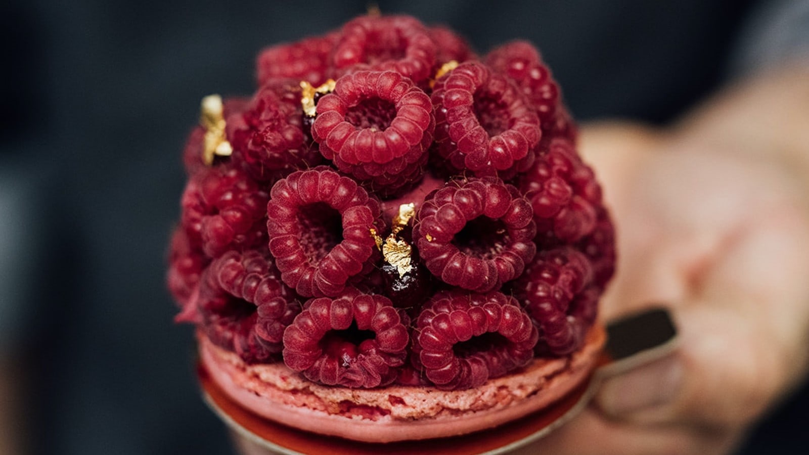 chez potier tartelette aux framboises