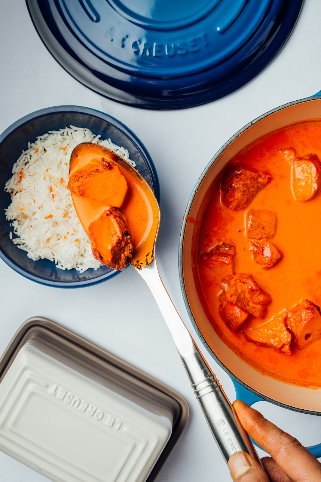 Comment préparer le poulet au curry vert indien: recette facile