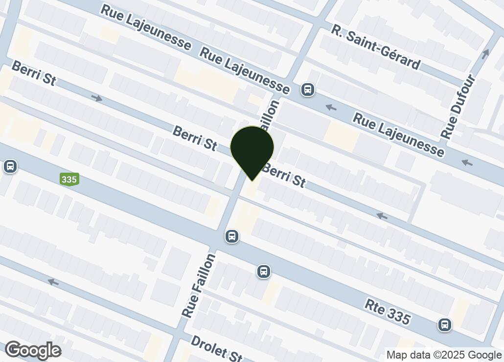 Map showing location at 45.5404587, -73.6198521
