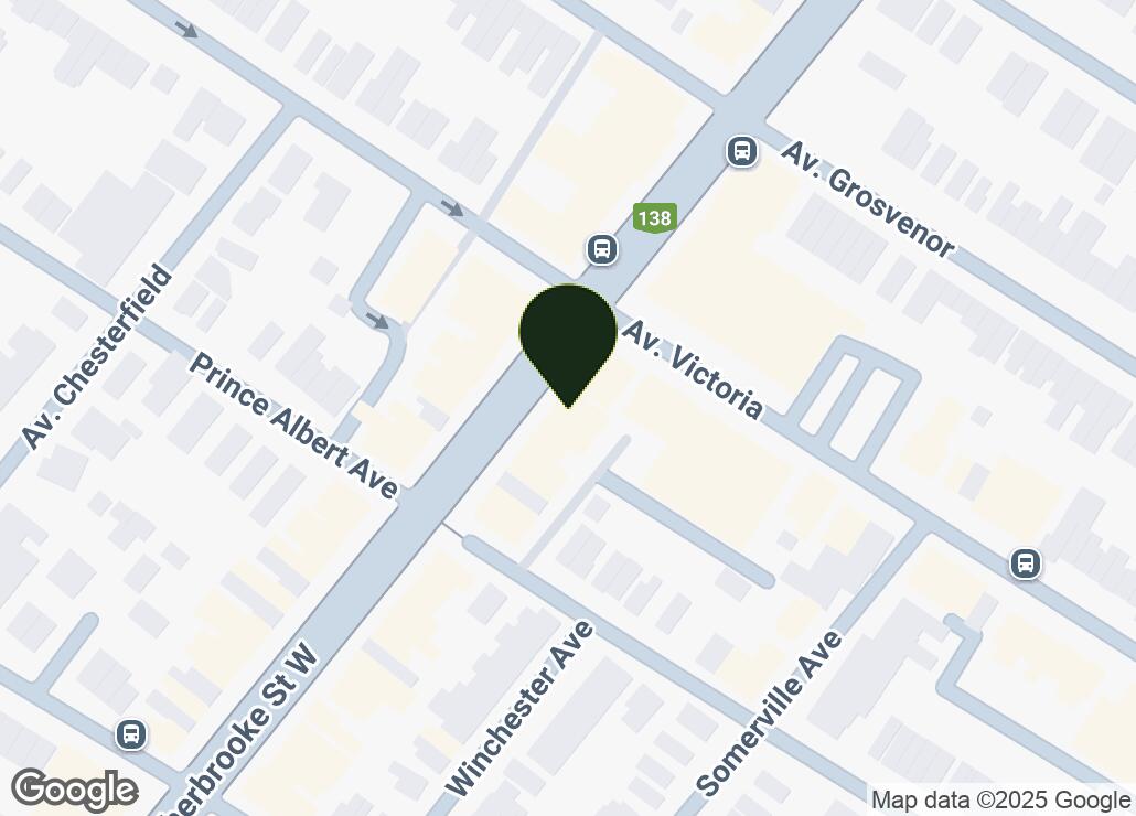 Map showing location at 45.4786109, -73.603554