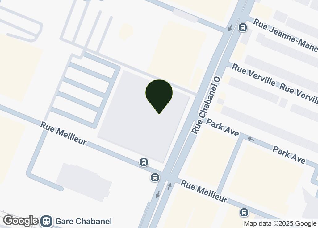 Map showing location at 45.5382797, -73.6553921