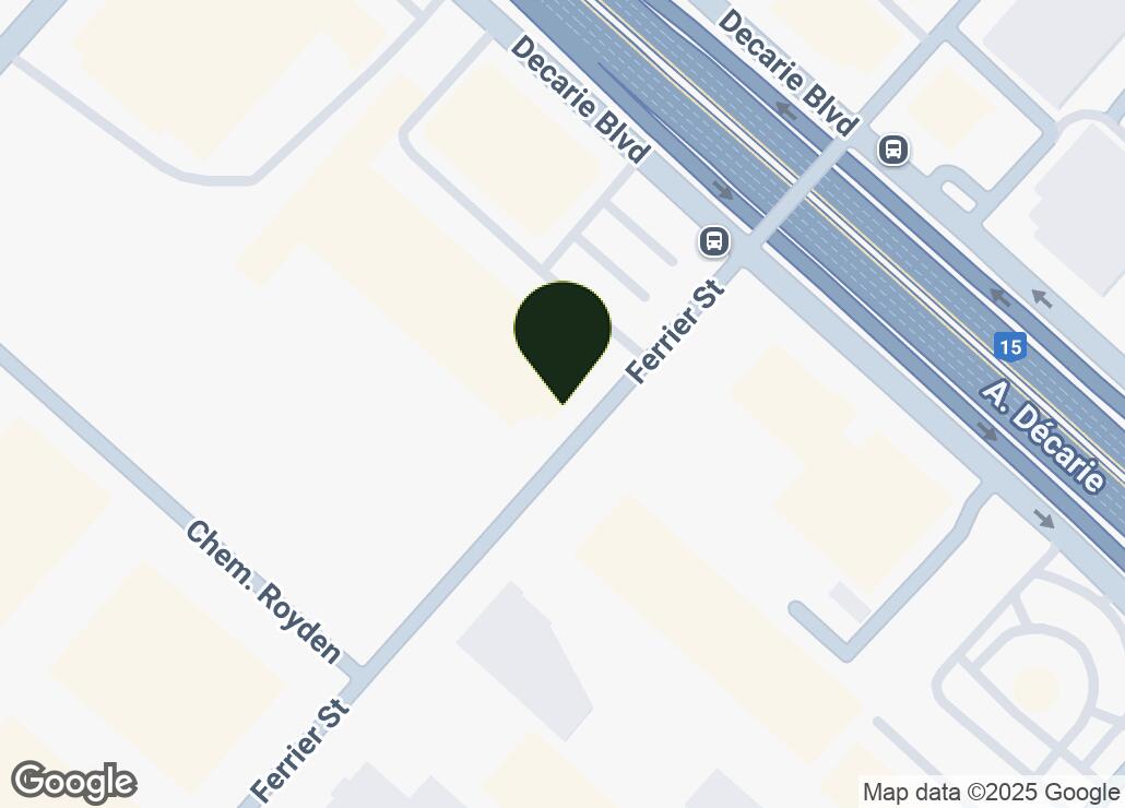 Map showing location at 45.4966718, -73.6591088