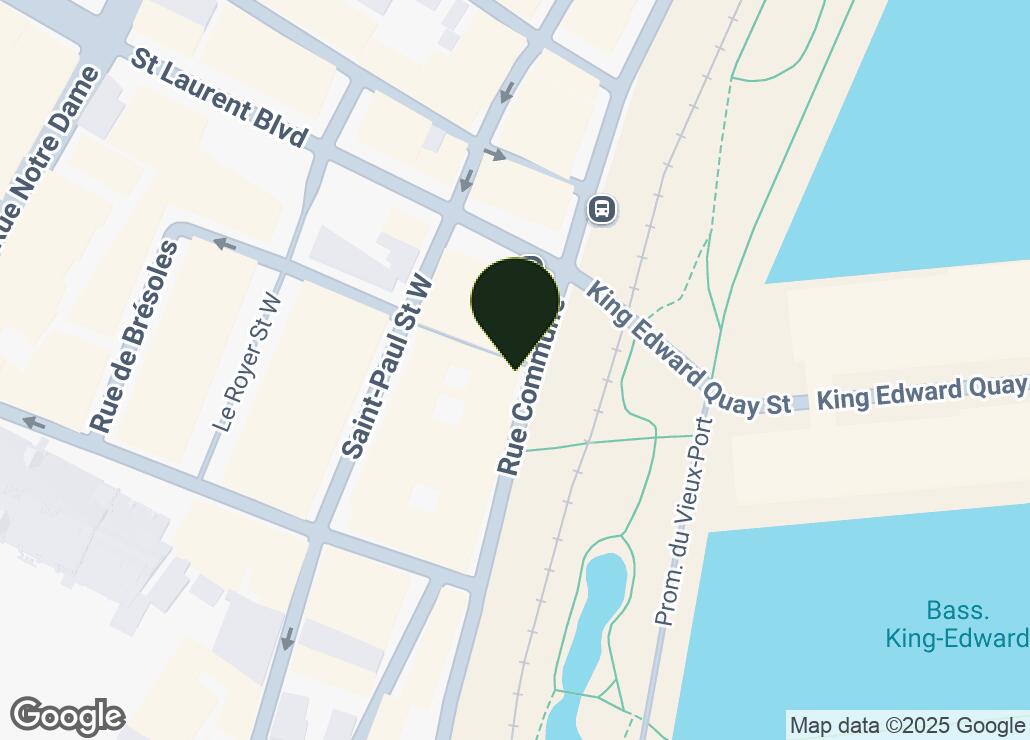 Map showing location at 45.5049622, -73.5534637