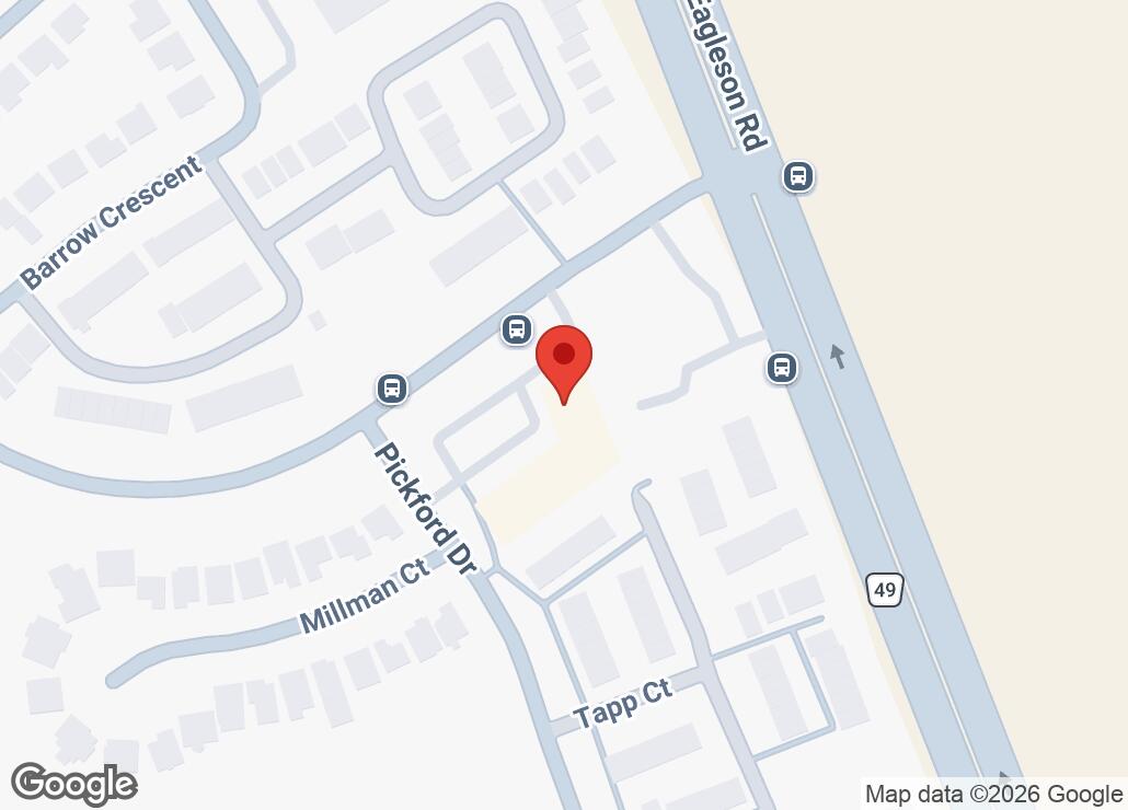 Map showing location at 45.3097664, -75.8812957