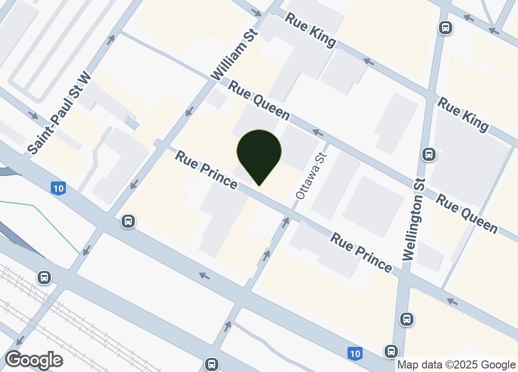 Map showing location at 45.4976507, -73.5571233
