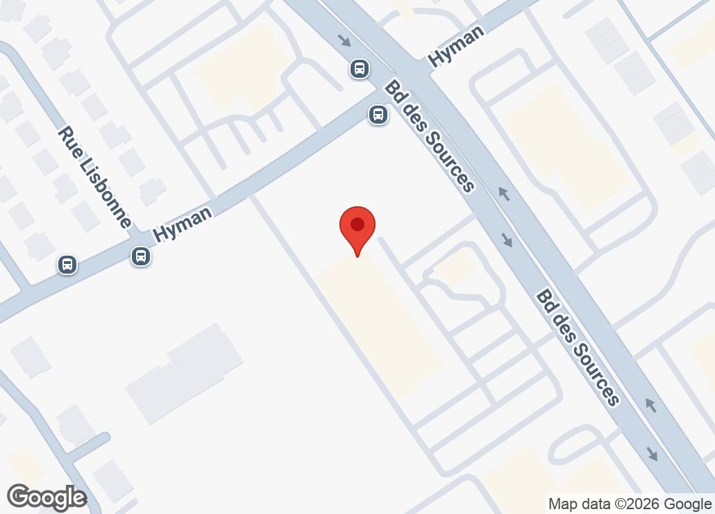 Map showing location at 45.4892779, -73.8032867
