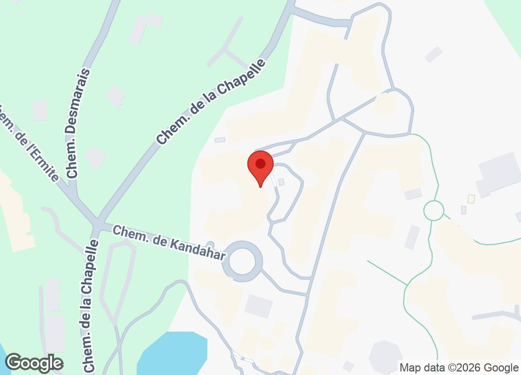 Map showing location at 46.2129824, -74.5863044