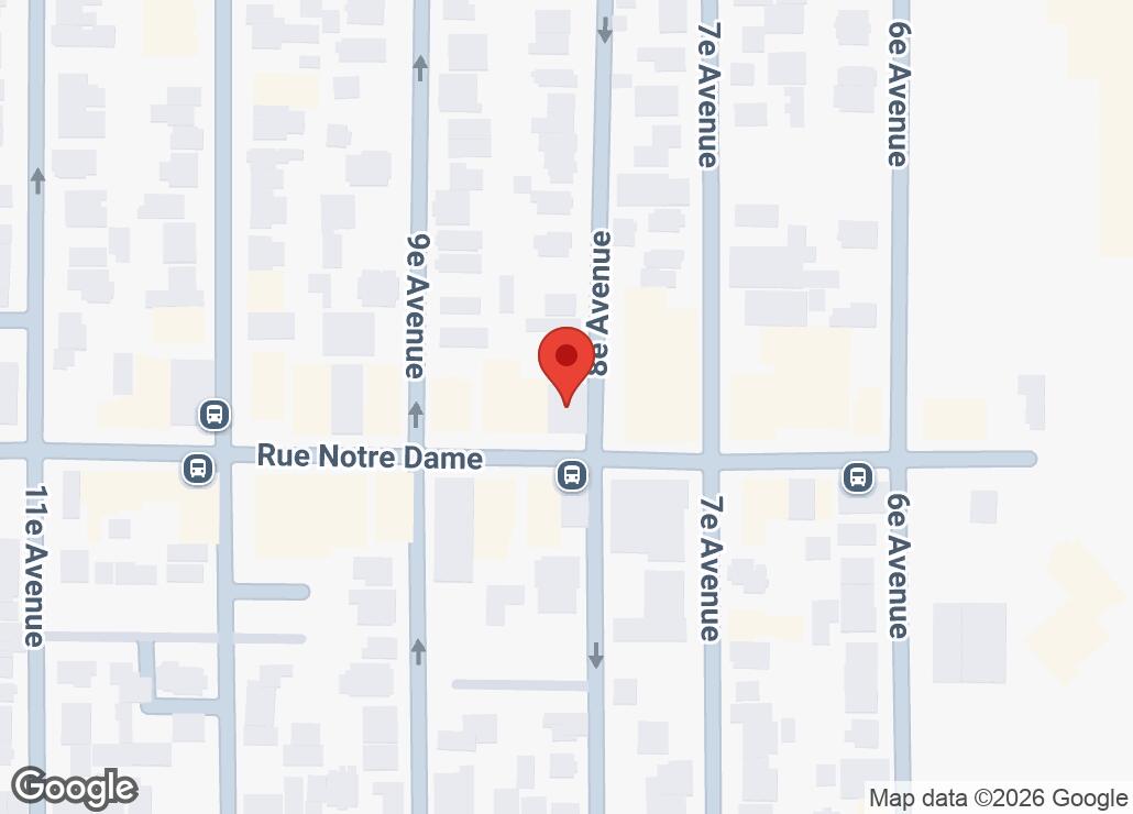 Map showing location at 45.4350815, -73.6709485
