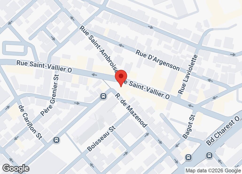 Map showing location at 46.8117603, -71.2348989