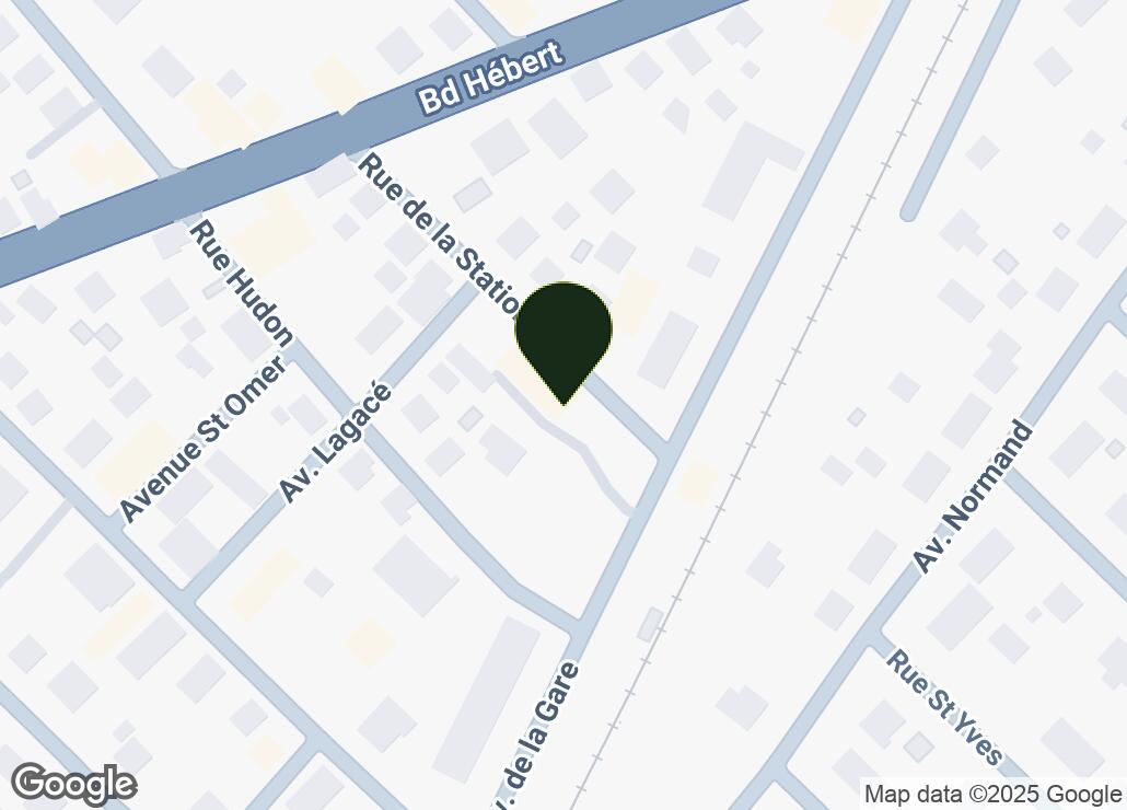 Map showing location at 47.5259229, -69.8019054