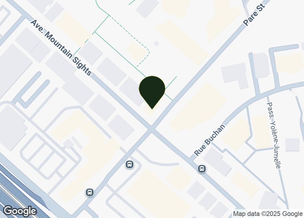 Map showing location at 45.4975815, -73.6538849