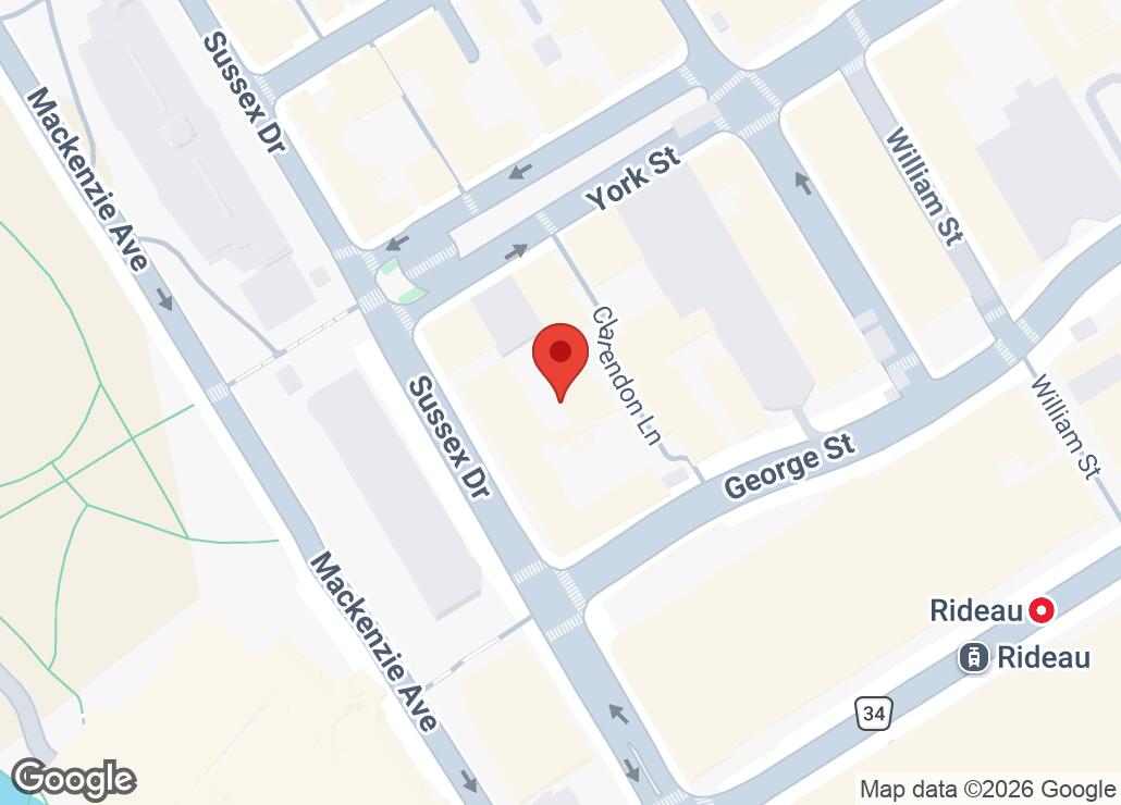 Map showing location at 45.426978, -75.6939539