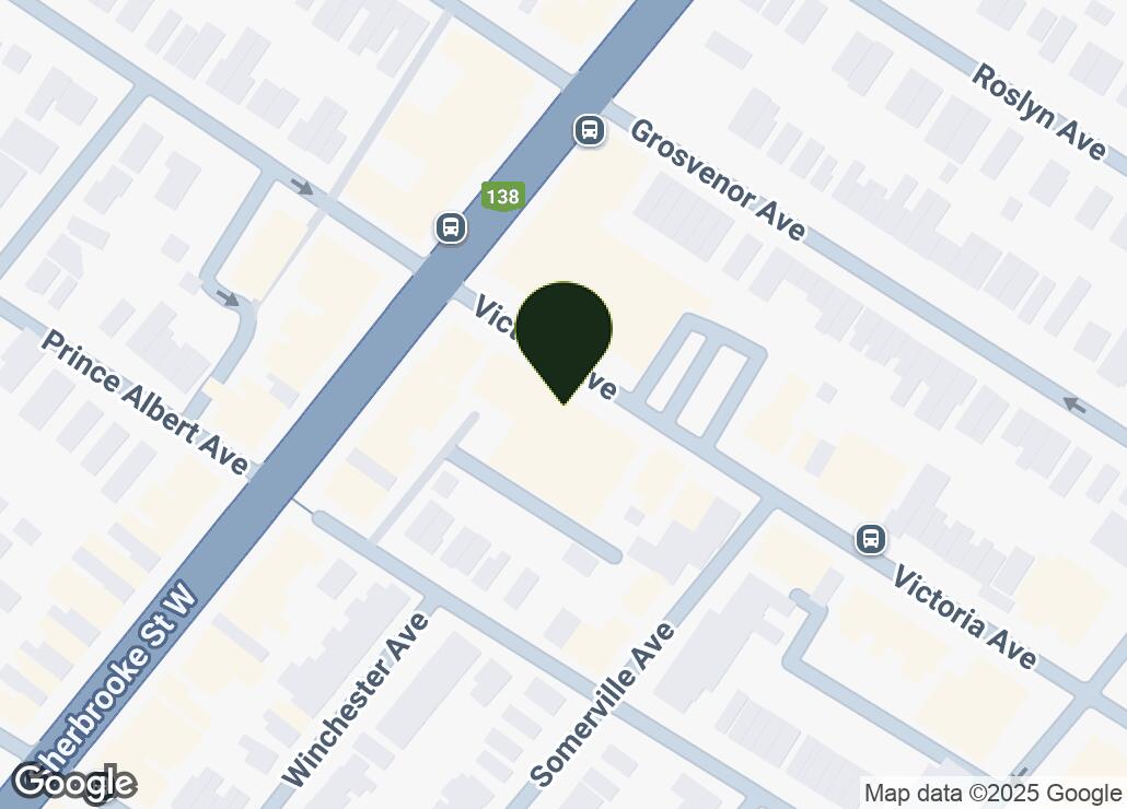 Map showing location at 45.4785467, -73.6028349