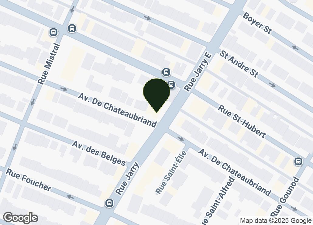 Map showing location at 45.5460987, -73.6268807