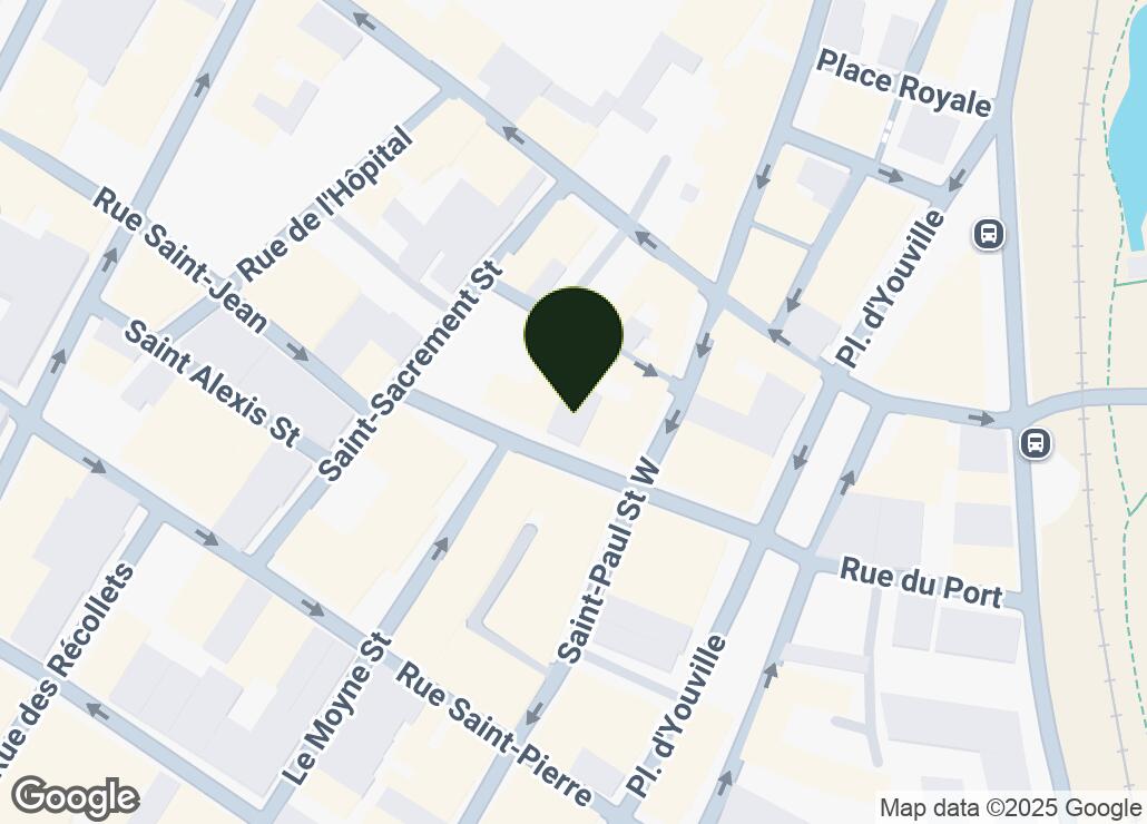 Map showing location at 45.5023465, -73.5559678