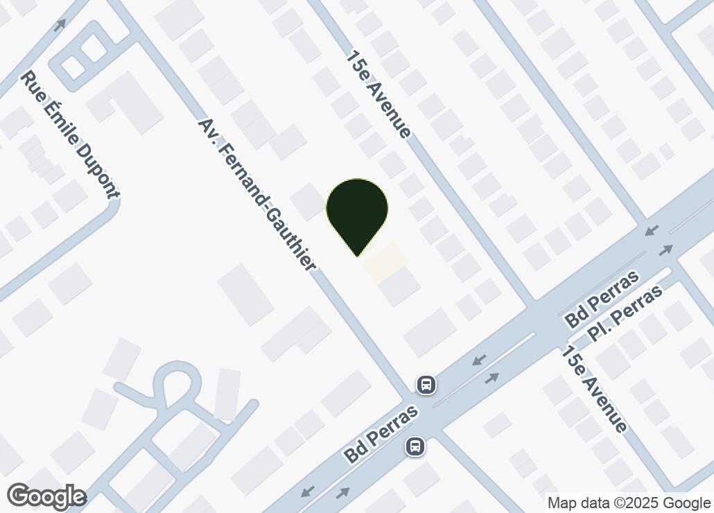 Map showing location at 45.6359082, -73.6040895