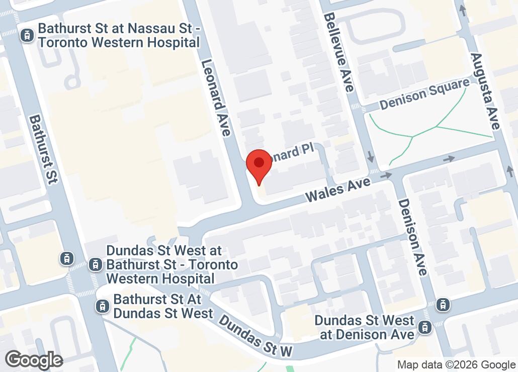 Map showing location at 43.65303, -79.4041285