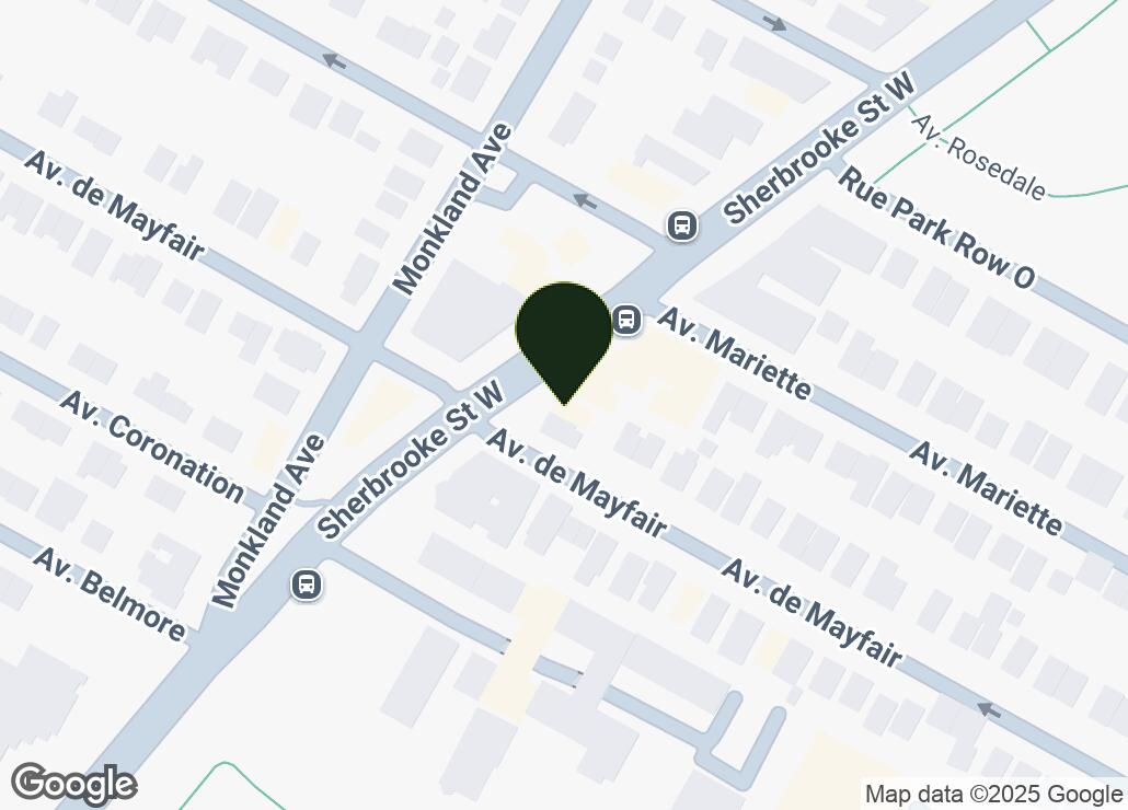 Map showing location at 45.4600359, -73.6355135
