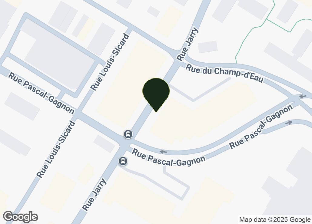 Map showing location at 45.5986925, -73.577973