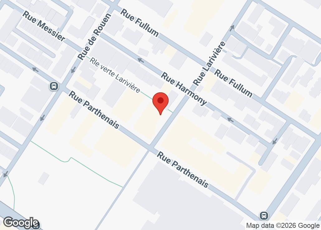 Map showing location at 45.5307264, -73.5578484