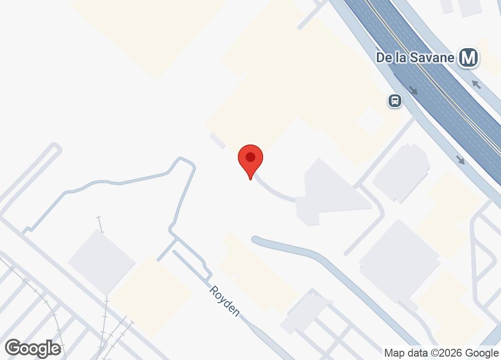 Map showing location at 45.4994057, -73.6641623