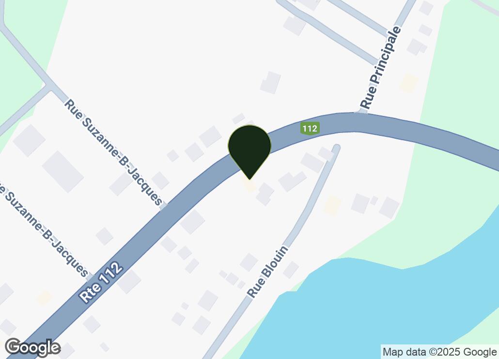 Map showing location at 45.4476422, -71.7671427