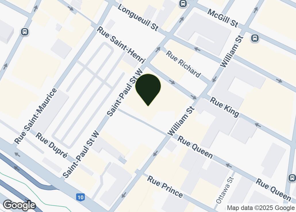 Map showing location at 45.4988324, -73.5580032