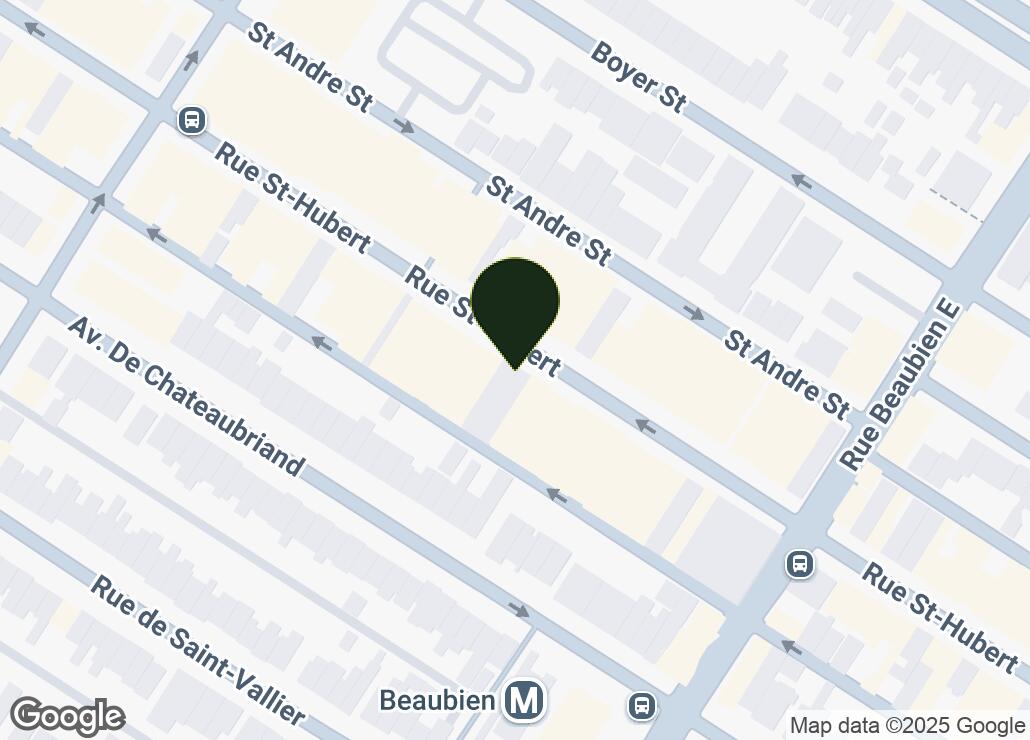 Map showing location at 45.5367146, -73.6046375