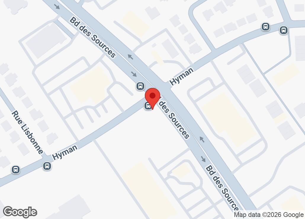 Map showing location at 45.4899999, -73.8030507