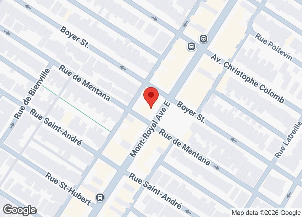 Map showing location at 45.5272412, -73.5801575