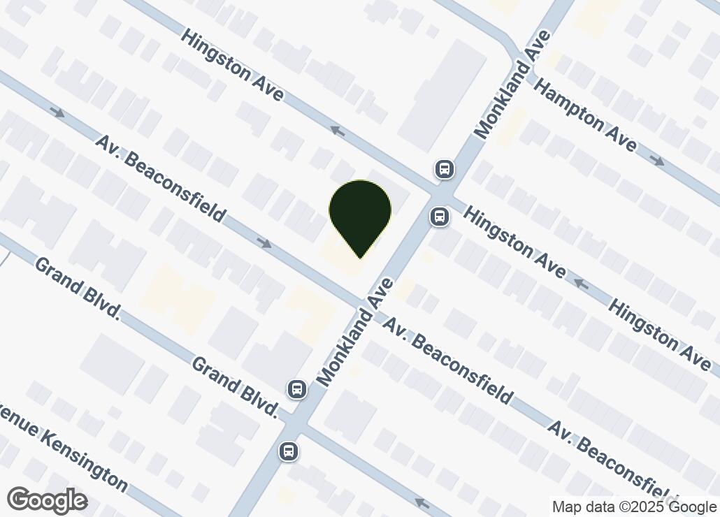 Map showing location at 45.4700905, -73.6281285