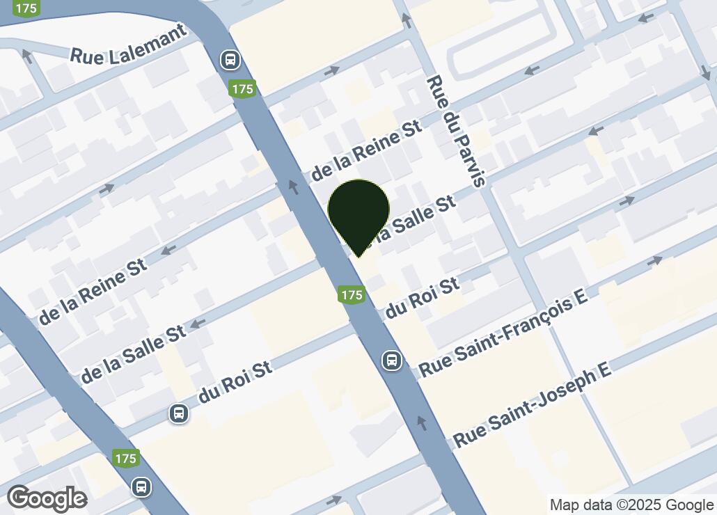 Map showing location at 46.8152142, -71.225258