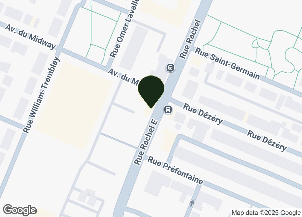 Map showing location at 45.544908, -73.5611219