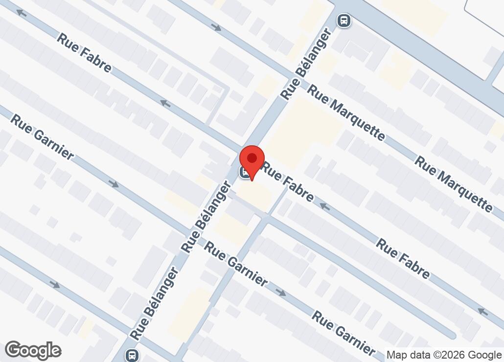 Map showing location at 45.5449674, -73.6045854