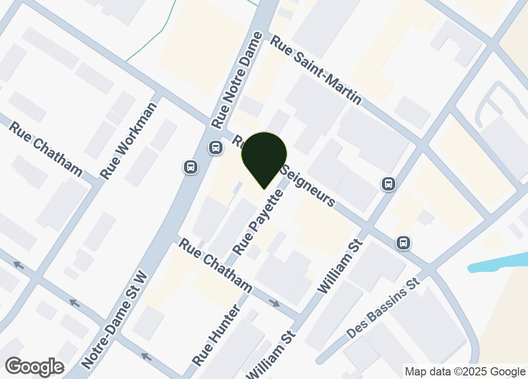 Map showing location at 45.4872232, -73.5684581