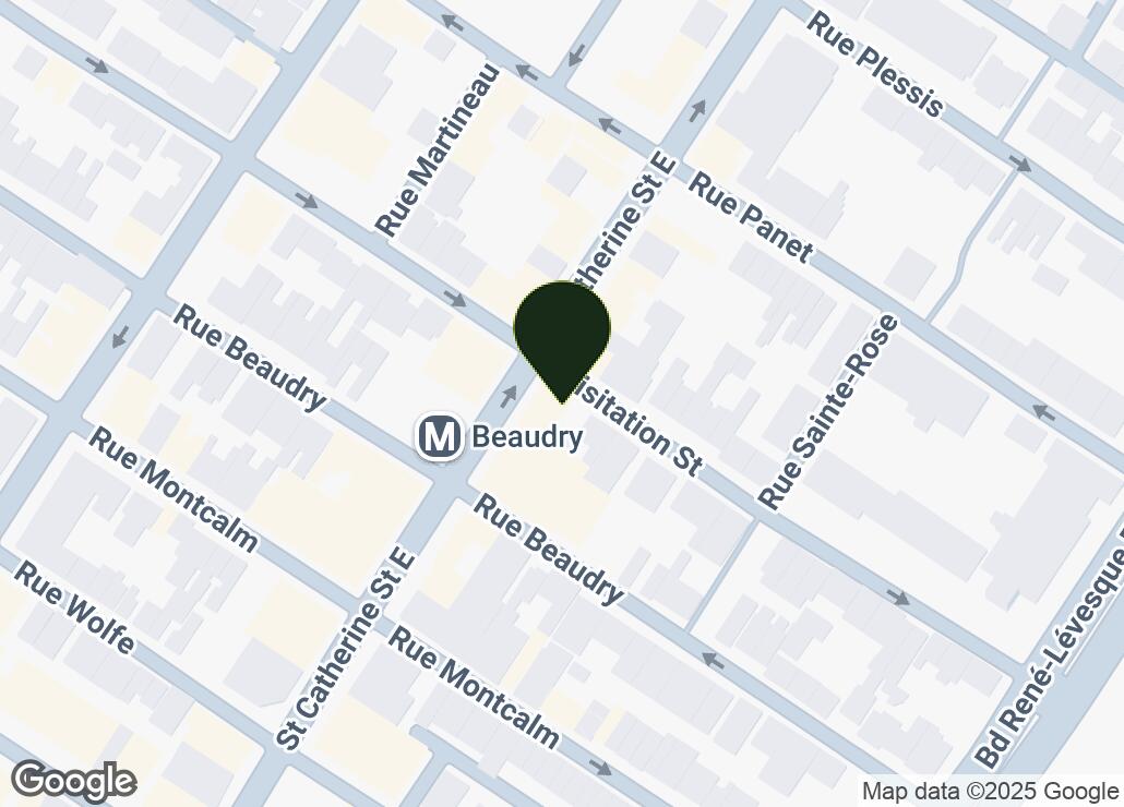 Map showing location at 45.5190931, -73.5553034