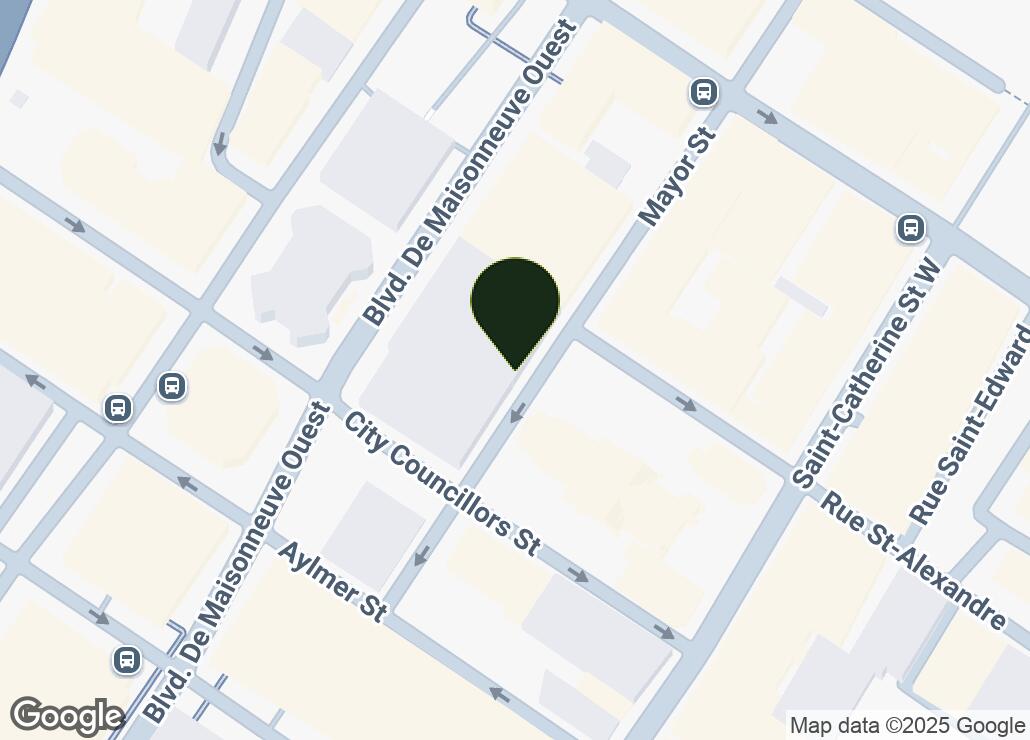 Map showing location at 45.5057981, -73.5692689